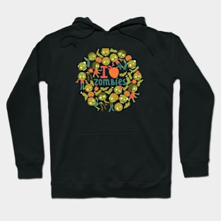 I Heart Zombies Hoodie